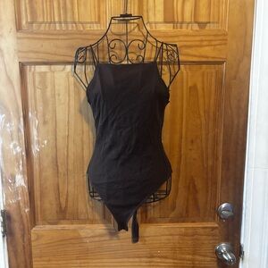 H&M Brown Backless Bodysuit